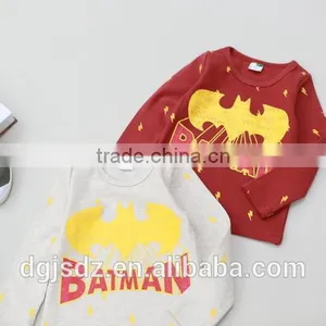 Hot Sells Kids Carton Printed Long Sleeve 100% Cotton t Shirt Kids Clothing thumbnail-6