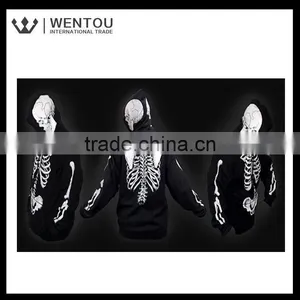 New Design Halloween Christmas Skull Pullover Hoodie thumbnail-2