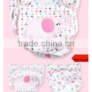 2013 New Design Embroidery Baby Girl Training Pants in High Quality thumbnail-1