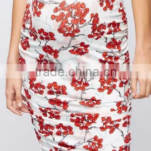 Office Maternity Clothing Womens Floral Print Dresses thumbnail-6