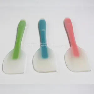 Heat Resistant Transparent Spatula Knife Shape Silicone Spatula thumbnail-5