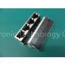802.3 POE Standard 4 Port RJ45 Magjack With Transformer , Wave Solder KRJ-405QJNL thumbnail-1