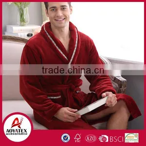 Factory Produce 100% Polyester High Quality Microfiber Bathrobe thumbnail-1