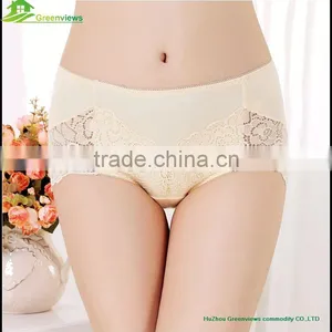 High Quality Newest Women Bamboo Fiber Underwear Girl Lace Boyshort Ladies Hipster Women Bamboo Underwear Panties thumbnail-6