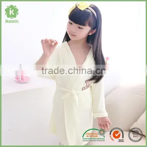 Organic Whip Stitch Cute Smooth Kids Animal Bathrobe thumbnail-5