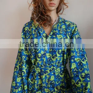 Microfiber Printing Bathrobe Easy Dry thumbnail-1