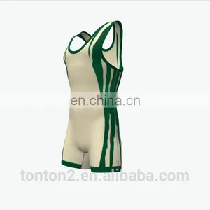 OEM Custom Logo Cheapest Price Summer Men Casual Design 100% Organic Cotton Wrestling Singlet thumbnail-2