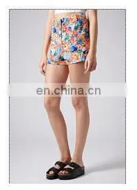 Hawaiian Print Shorts Print Polyester Tight Shorts thumbnail-2
