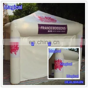 Advertisting Inflatable White Booth With Leaf Logo thumbnail-1