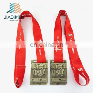 Engraved Custom Metal Gold Award Marathon Manufacturer of Medals thumbnail-6