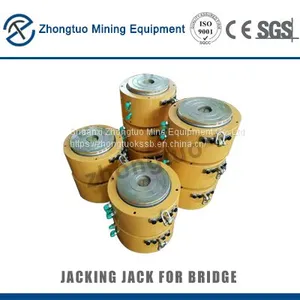 Flat Jack Lock Nut Cylinder|A Portable Hydraulic Jacking Jack for Bridge Replacement Rubber Production thumbnail-1