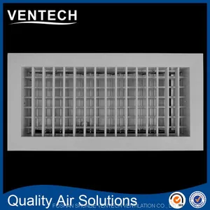 Hvac Ceiling Ventilation Supply Air Register Double Deflection Grille thumbnail-1