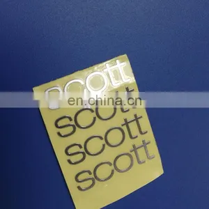 Metal Chrome Waterproof Label Stickers thumbnail-1