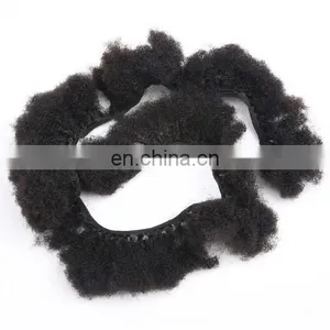 Afro Kinky Curly 100% Brazilian Human Hair Extensions Remy Human Hair Brazilian Bundles Of Human Hair thumbnail-2