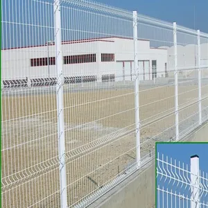 Security Protective Wire Mesh Fence With Free Sample Drawing Triangle Bending Fence thumbnail-3