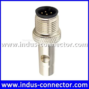 Equivalent to Antenna Shielded M12 4 Contacts Female a Code Connector for Industry thumbnail-2
