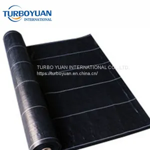 Green Color Prevent Weed Cloth / Plastic Weed Barrier Mat Made in China thumbnail-2