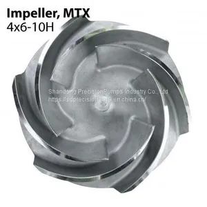 ANSI Process Pump Parts Interchangeability CD4M Goulds 3196 Series Pump Impeller thumbnail-1