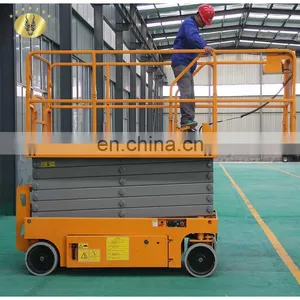 7LGTJZ Shandong SevenLift Self Propelled Telescopic Automatic Hydraulic Battery Scissor Mobile Auto Ladder Lift thumbnail-5