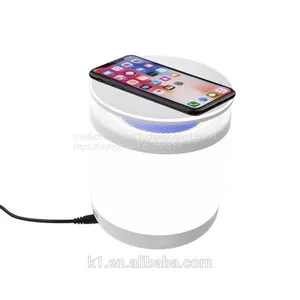 KET001-Night Light With Wireless Charger Atmosphere Light With Adjustable Color and DC Power Adapter thumbnail-3