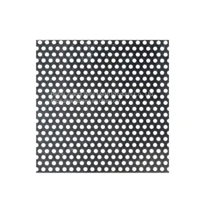 New Product Galvanized Perforated Metal Sheet Iron Wire Iron Mesh 1mm Hole Size and 2mm Hole Center Spacing thumbnail-1
