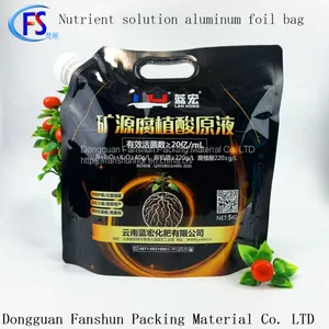 Food-grade Aluminum Foil 5kg Suction Nozzle Freestanding Bag Fruit, Vegetable, Fruit, Wheat and Corn Nutrient Solution Packaging thumbnail-1