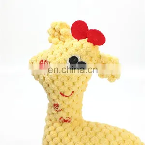 Luxury Teddy Dog Clean Teeth Rope Squeaky Plush Pet Toy thumbnail-6
