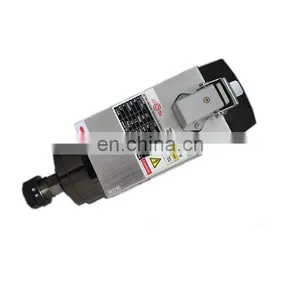 HONGJUN 4pcs Ceramic Bearings 1.5KW Square Air Cooled Spindle Motor 220V ER20 Runout-off 0.01mm thumbnail-1