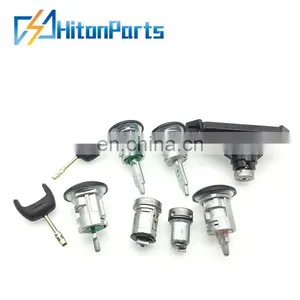 Complete Lock Set + 2 Keys Full Set 6C1AV22050XB 6C1A-V22050-XB 4874508 For FORD TRANSIT MK7 thumbnail-1