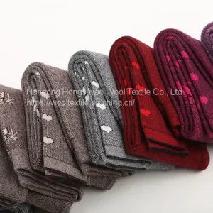 Wholesale Computer Jacquard Kids Knitted Thick Leggings thumbnail-1