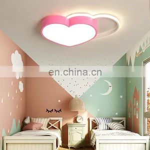 Simple Living Room Ceiling Lamp Creative Children's Room Bedroom Lamp LED Modern Personality Pink Light thumbnail-4