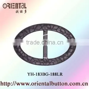 Laser Making Flower Pattern Belt Buckle 40mm thumbnail-1