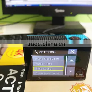 0.95" OLED Front Screen 2.0" LCD Back Screen Dual Screen 4K(3840*2160) Action Camera H3 With WiFi Remote Controlling Via APP thumbnail-2