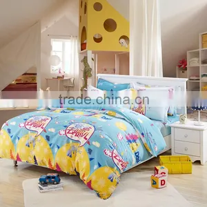 Hot Sale Wholesale Twill Design 100% Cotton Colorful Cartoon Comfortable Soft Luxury Gorgeous Bedding Set Duvet Cover thumbnail-1