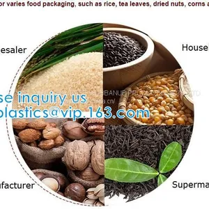 1kg Rice Package Kraft Paper Packaging Bag Brown Kraft Food Paper Bag,5kg10kg Rice Bag Plastic Packaging Bag for Rice thumbnail-5