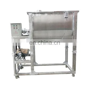 Dry Powder Mixer Horizontal Ribbon Blender Double Helical Industrial Flour Mixer Mixing Blending Machine thumbnail-4
