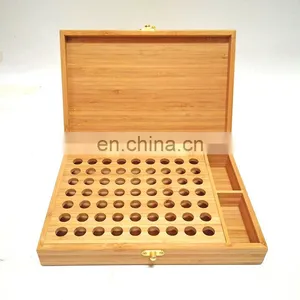 Eco Friendly Multi-purpose With Lid Organizer Kitchen Bamboo Oil Storage Box Home Storage & Organization Kitchen & Tabletop thumbnail-3