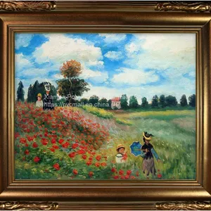 100% Hand-painted Flower Oil Painting Wall Art Abstract Wall Decoration thumbnail-4