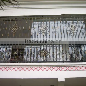 GYD-15WG074 Simple and Durable Wrought Iron Door Window Grill FOR BALCONY thumbnail-1