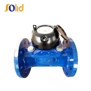ISO 4064 Class B Agriculture Irrigation Cast Iron Woltmann Removable Dry Type Bulk Water Meter thumbnail-1
