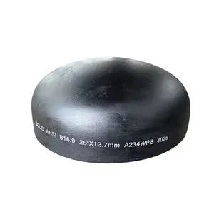 Best Quality Seamless Pipe Cap End Cap Pipe Fitting A234 Wp12 Carbon Steel Caps thumbnail-1