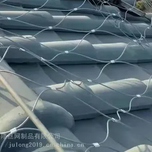 Stainless Steel Wire Rope Cable Hand-Woven Net Flexible Metal Mesh Net Balcony Railing Animal Poultry Bird Cage Garden Farm Zoo Safety Wire Net thumbnail-2