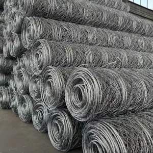 Hr100 Woven Drapery Mesh in Plain Weave Style Zinc or Galfan Material for Landscape Rockfall Protection and Snow Barriers thumbnail-6