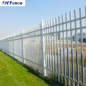 Wholesale Black Powder Coated W Pale Steel Palisade Security Fencing Waterproof Backyard Fence thumbnail-4