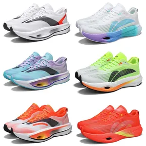 Wholesale Men's Running Shoes Jogging Breathable Mesh Cushioning Non-Slip Outdoor Luxury Shoes Couple Trainer Race Sneakers Off-road Shoes thumbnail-2