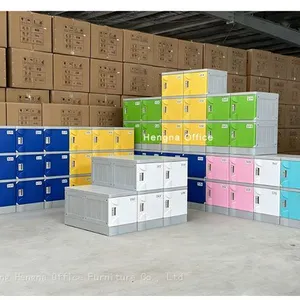 JT-09fs Waterproof Low Profile ABS Lockers 36.4″ High to 48″ for Swimming Pool & Gym Changing Rooms ,3-layer thumbnail-2
