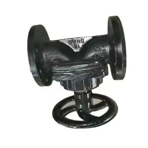 PN10 PN16 Diaphragm Valve Flange Ductile Iron Rubber Soft Seal Anti-Corrosion Manual Diaphragm Shutoff Valve thumbnail-3