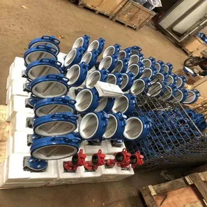 Colorful Ventilation Butterfly Valve With Durable Worm Gear Drive thumbnail-4
