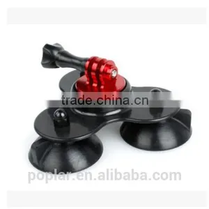 GP141cnc Made 3 Cup Car Suction Cup for GOPROS HERO4/3+/3/2/1 thumbnail-1