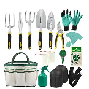 Garden Hand Tools Set for Importers Durable Trowel Fork Rake Pruning Shears Gloves and Garden Accessories thumbnail-3